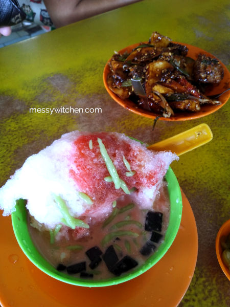 Cendol & Chinese Fruits Rojak @ Chew Yew Ban, Emporium Makan, Klang